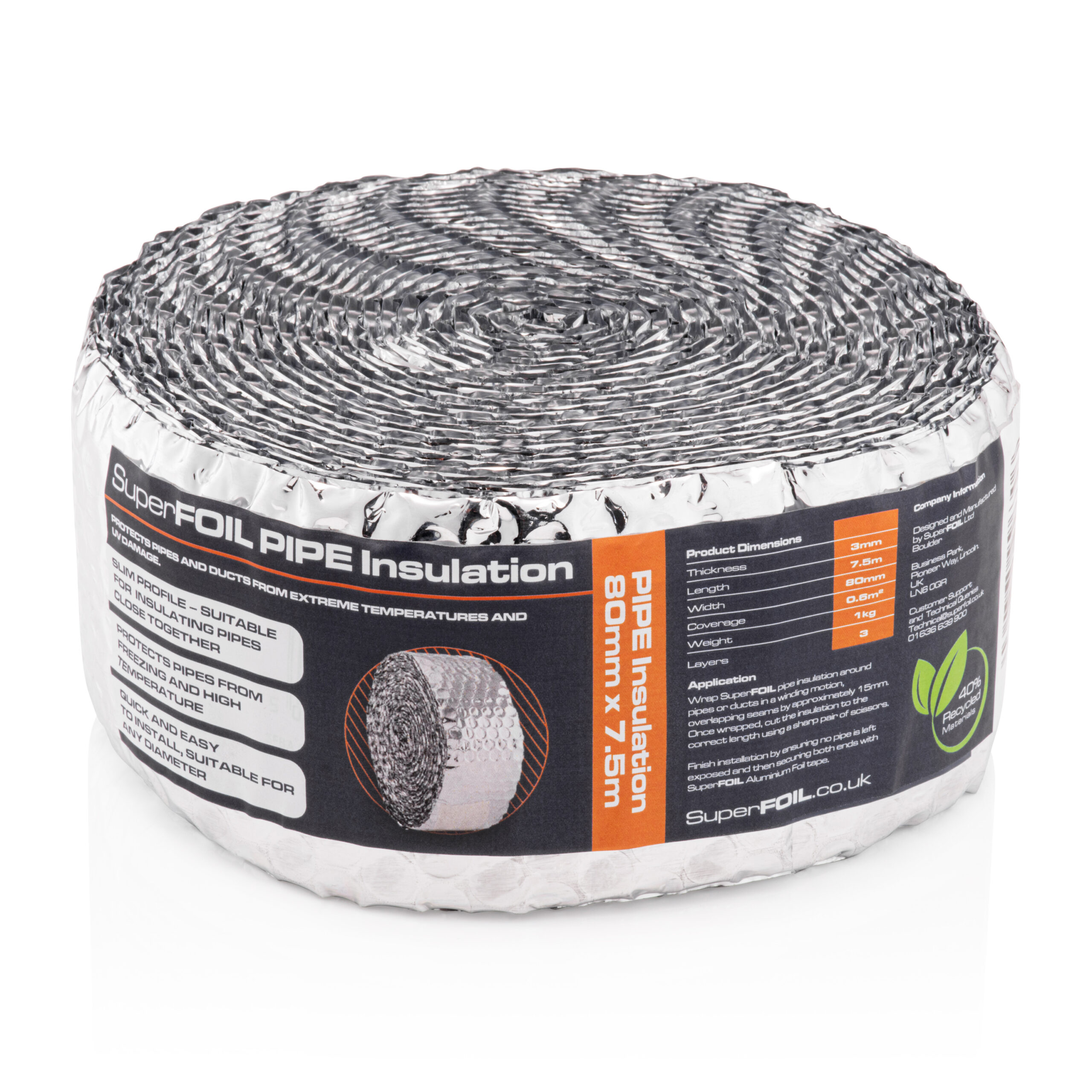 superfoil-pipe-wrap-rohrisolierung-folie-flexibel image 1